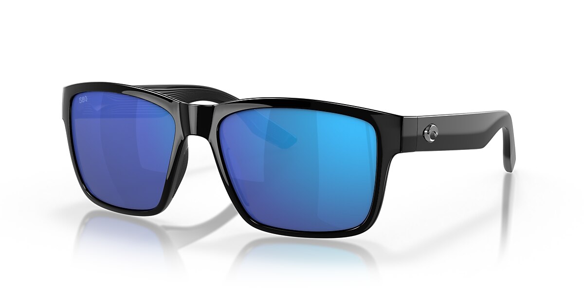 Costa Paunch Sunglasses - Black / Blue Mirror 580G