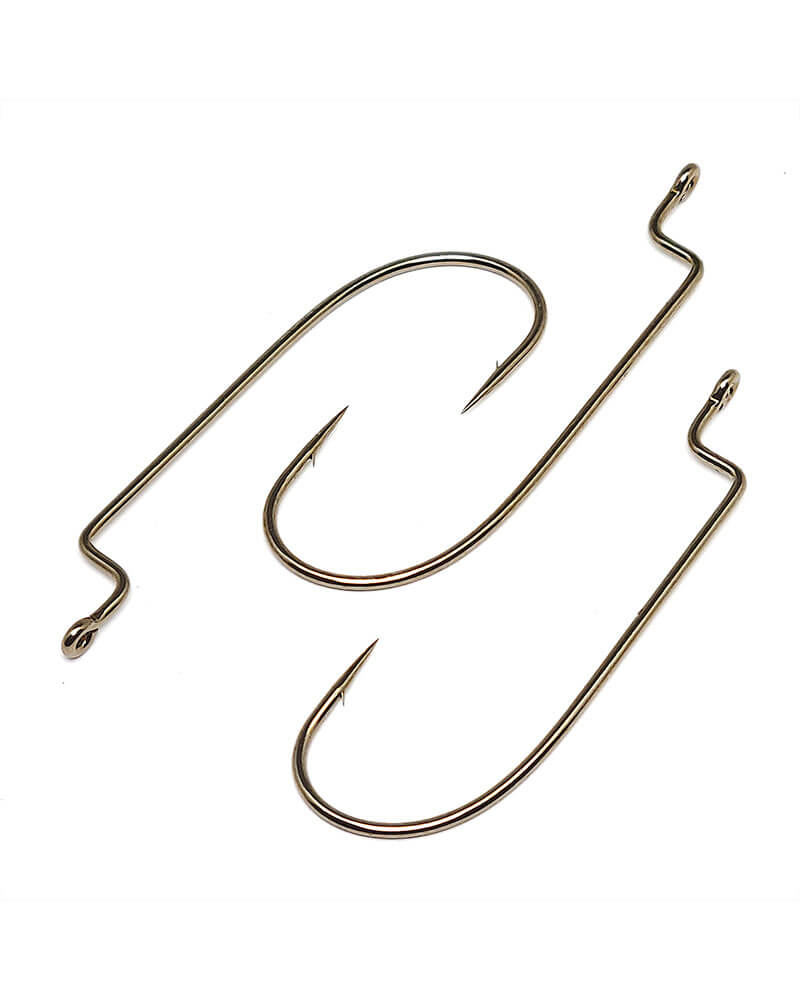 Gamakatsu Offset Shank O'Shaughnessy Bend Worm Hook 25 Pack