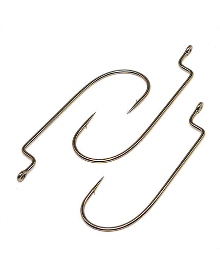 Gamakatsu Offset Shank O'Shaughnessy Bend Worm Hook 25 Pack
