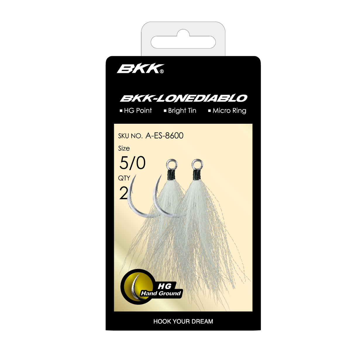 BKK Lonediablo Bucktail Teaser Hook