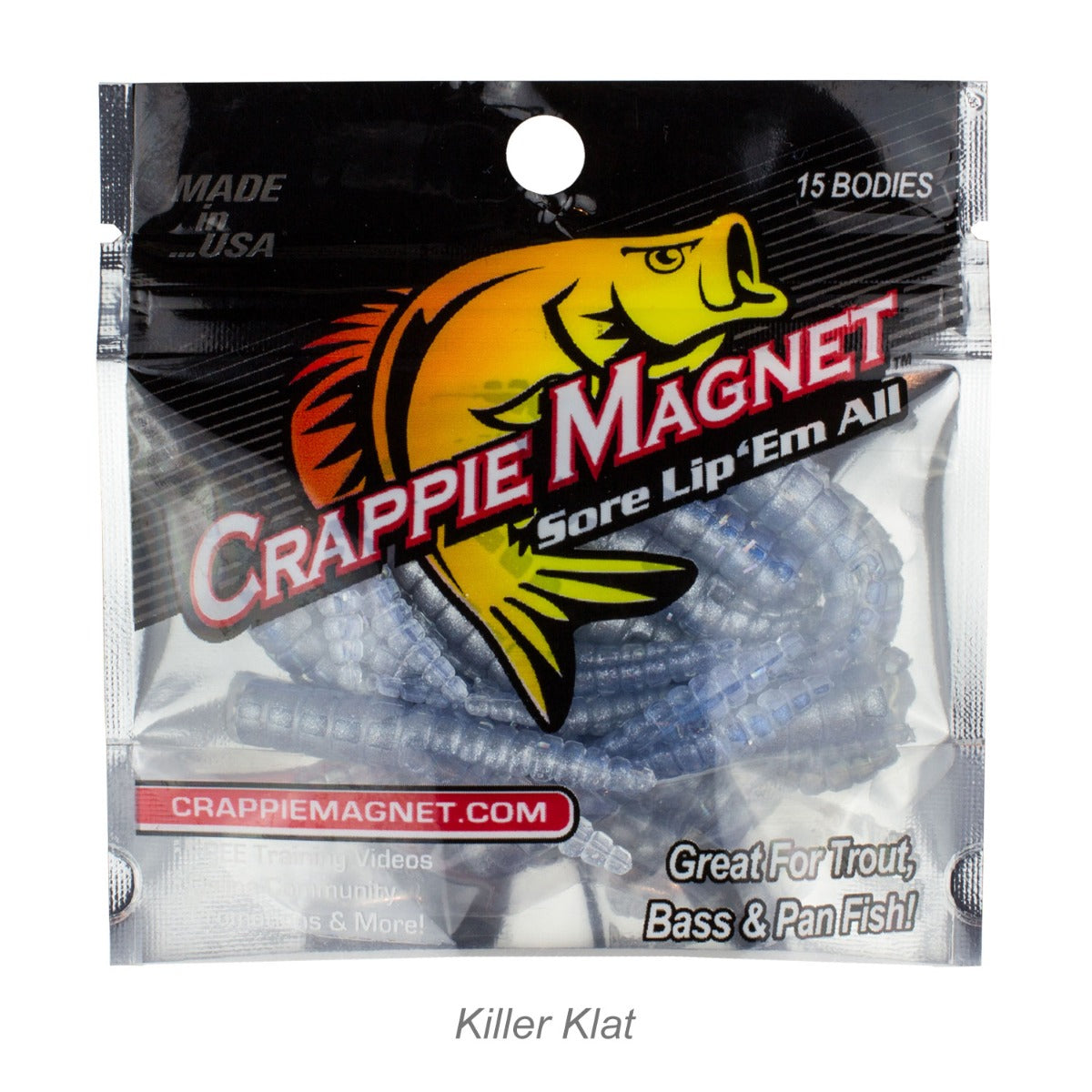 Leland's Lures Crappie Magnet 15-Piece Body Pack