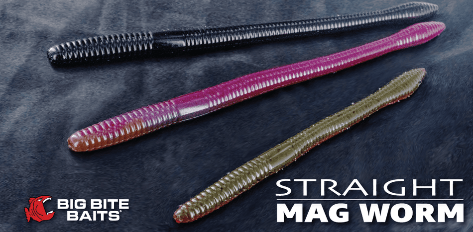 Big Bite Baits Straight Mag Worm