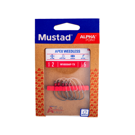Mustad Apex Weedless Dropshot Hook