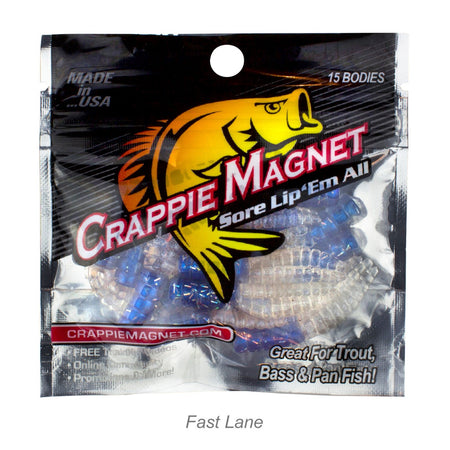 Leland's Lures Crappie Magnet 15-Piece Body Pack