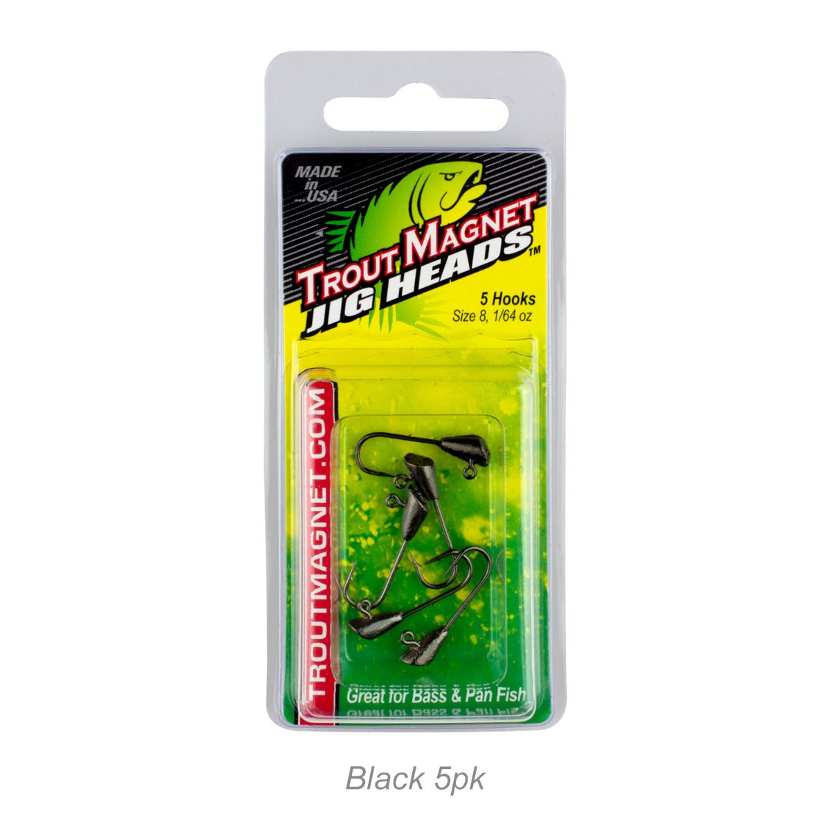 Leland's Lures Trout Magnet Jig Heads 1/64 oz 5-Pack