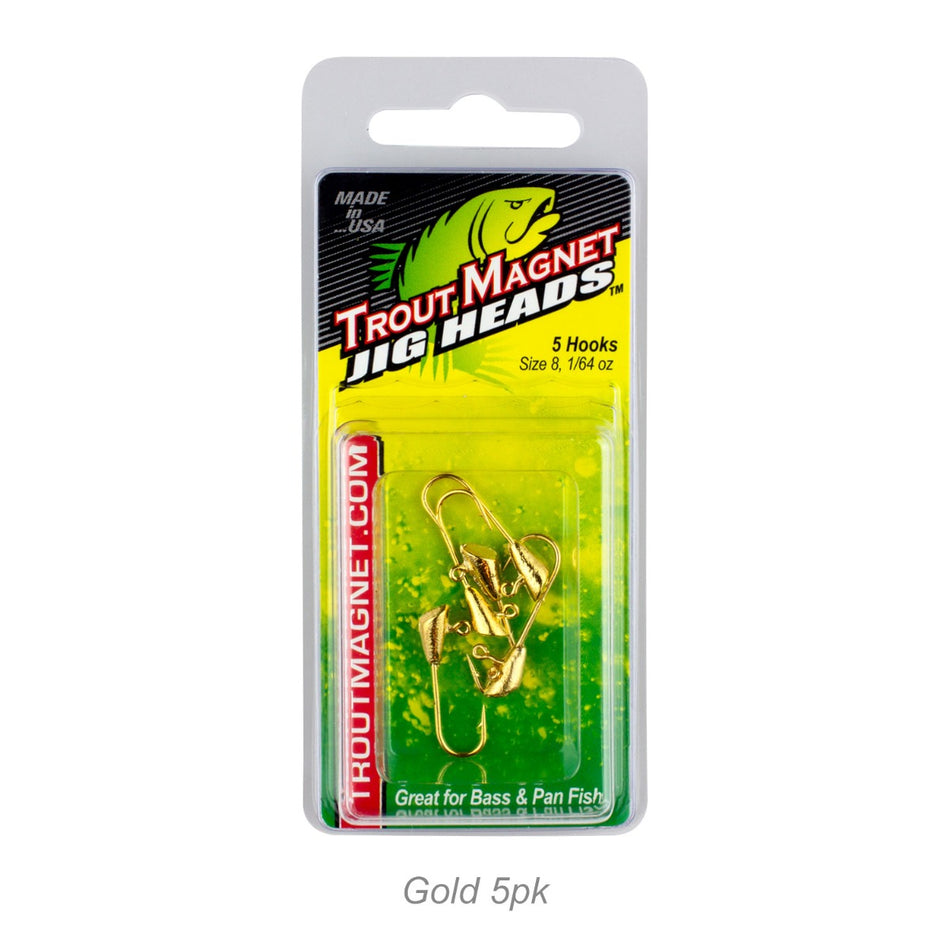Leland's Lures Trout Magnet Jig Heads 1/64 oz 5-Pack