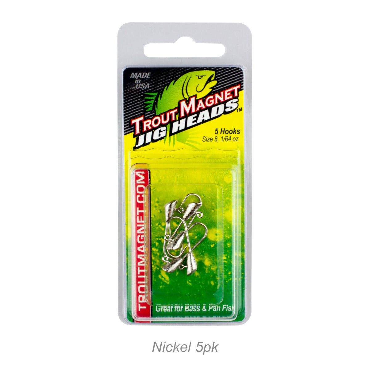 Leland's Lures Trout Magnet Jig Heads 1/64 oz 5-Pack