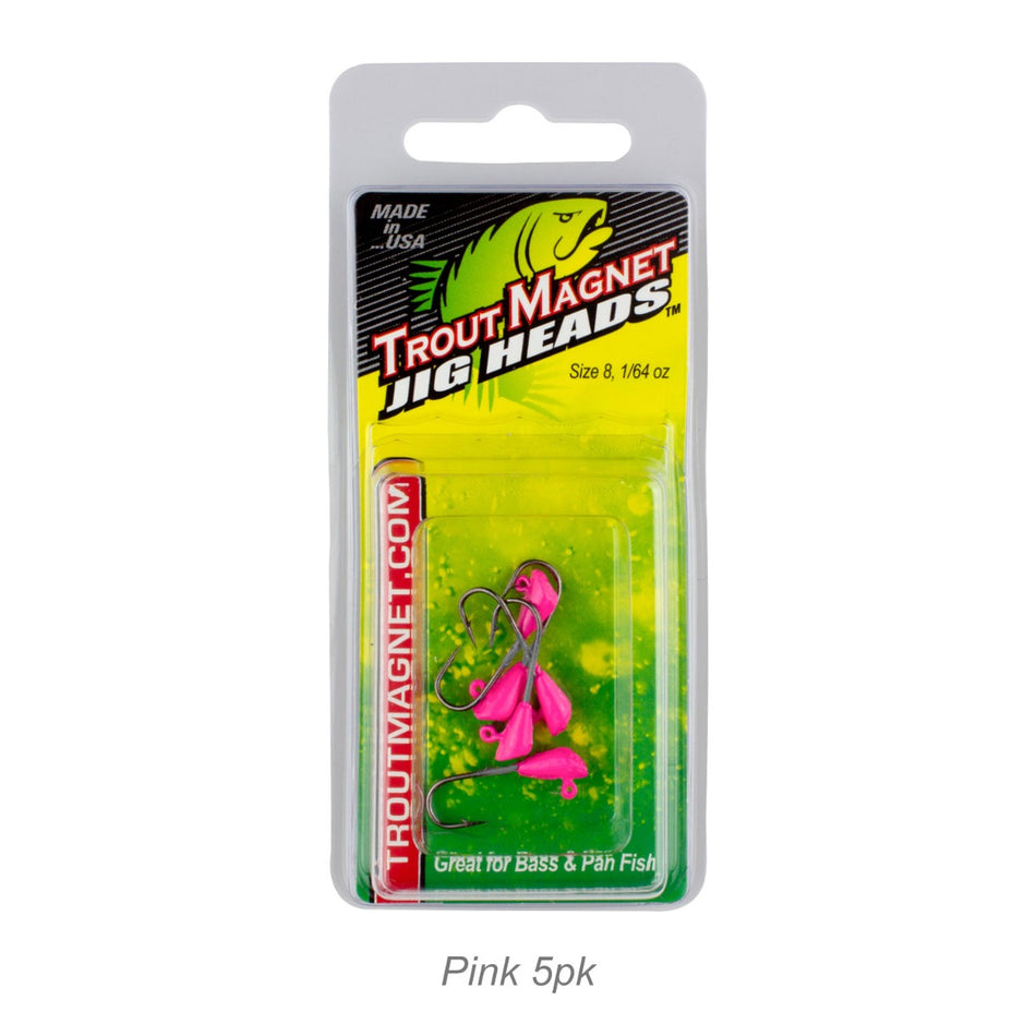 Leland's Lures Trout Magnet Jig Heads 1/64 oz 5-Pack