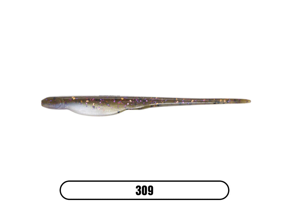 X Zone Whiplash Shad 3.75"