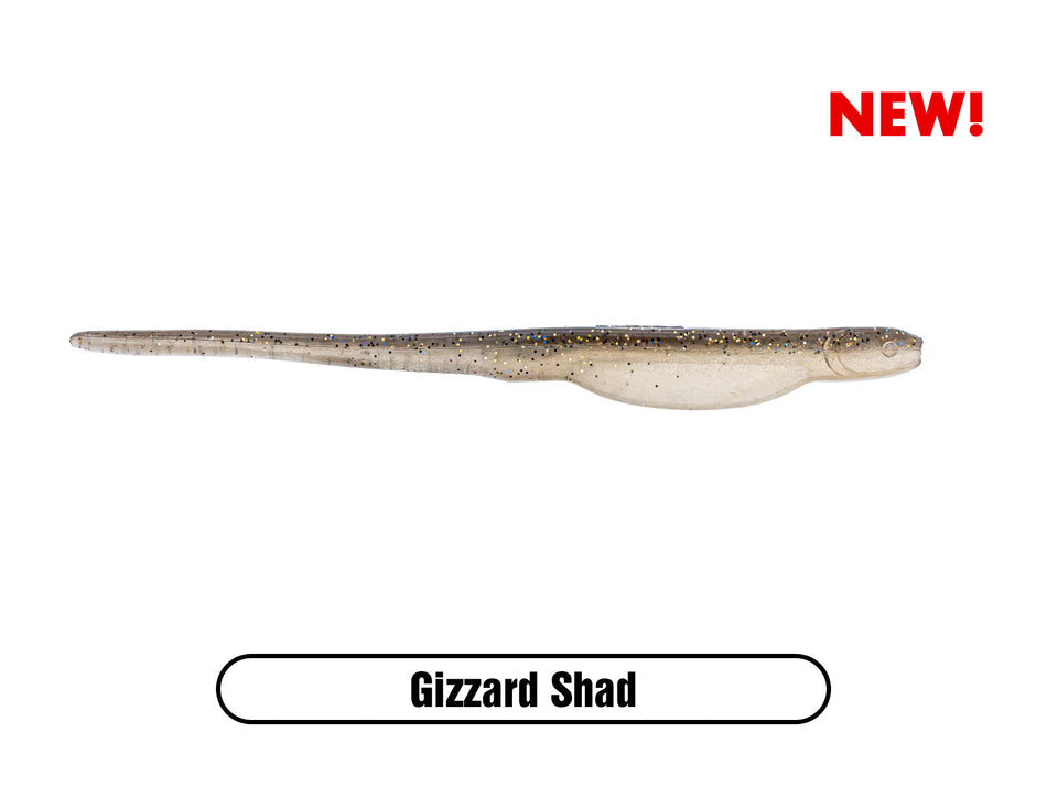X Zone Whiplash Shad 3.75"