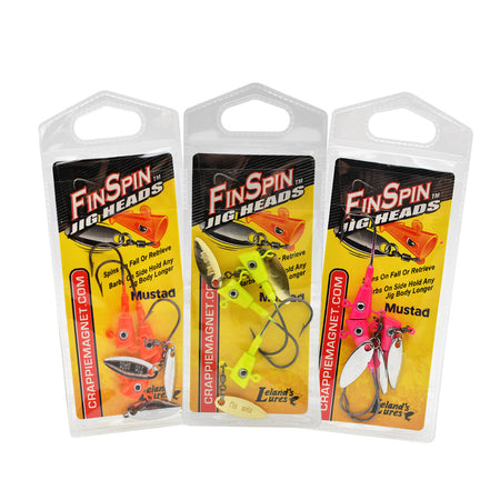 Leland Lures Crappie Magnet Fin Spin 3 Pack