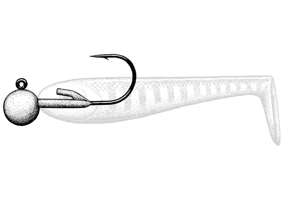 Owner Round Head with Lockdown Jig Head