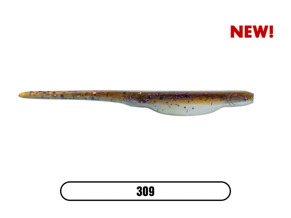 X Zone Whiplash Shad 5"