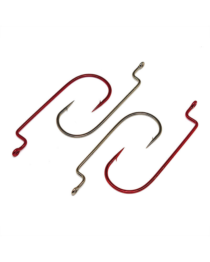 Gamakatsu Offset Shank Round Bend Worm Hook 25 Pack