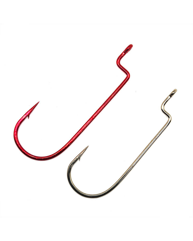 Gamakatsu Offset Shank Round Bend Worm Hook 25 Pack
