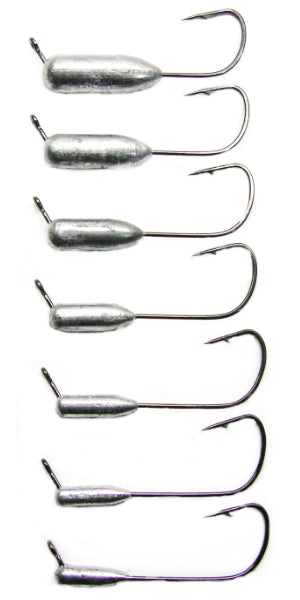 Venom Lures 60 Degree Black Nickel Tube Jig Heads