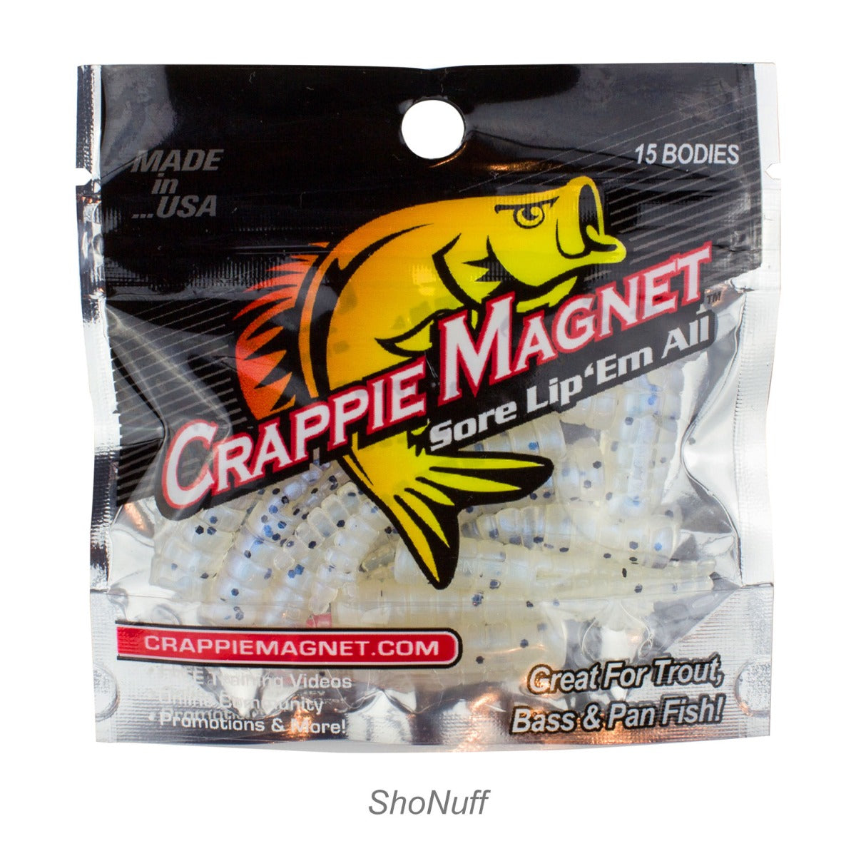 Leland's Lures Crappie Magnet 15-Piece Body Pack