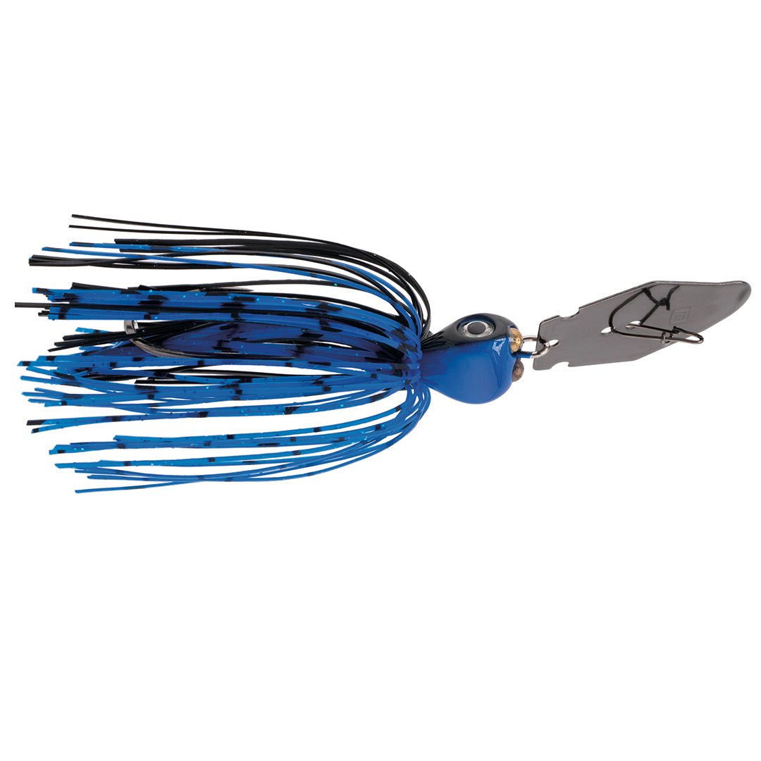 1st Gen Fishing Copperhead Bladed Jig - Black/Blue (site default hero shot)