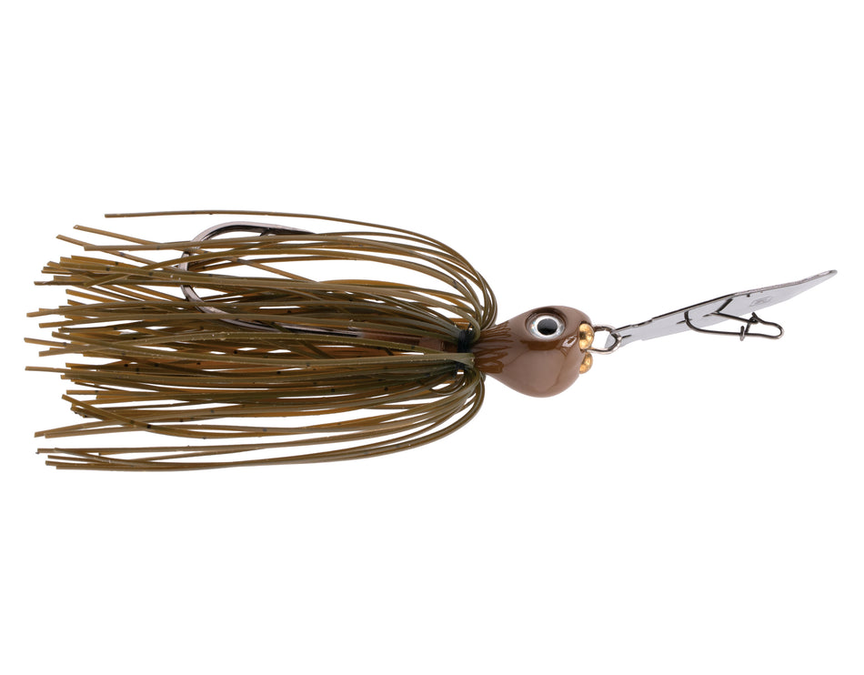 1st Gen Fishing Copperhead Bladed Jig - Green Pumpkin