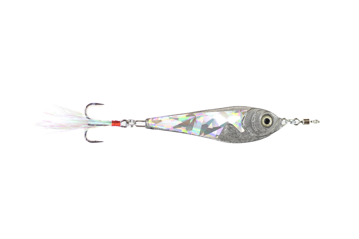 Nichols Lures DUH Spoon - Shattered Glass Silver