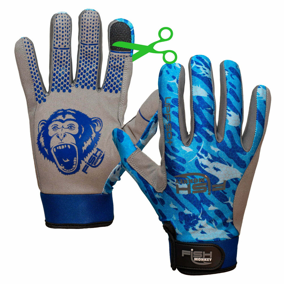Fish Monkey Free Style Cut To Fit Fishing Gloves