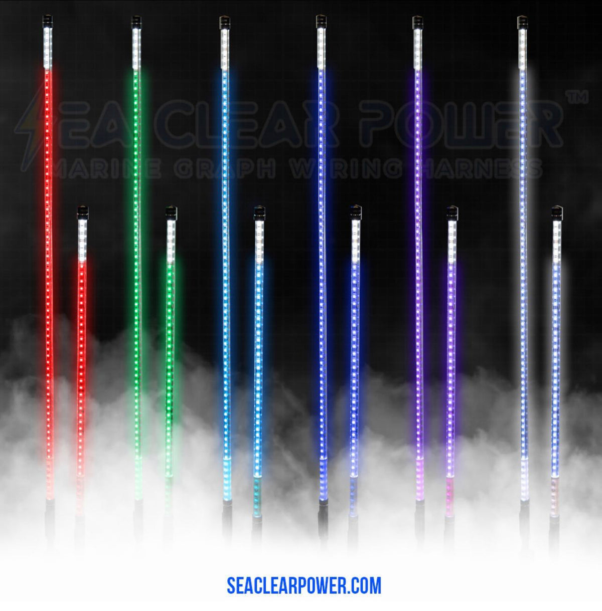 Sea Clear Power Navigation Light Pole 4ft