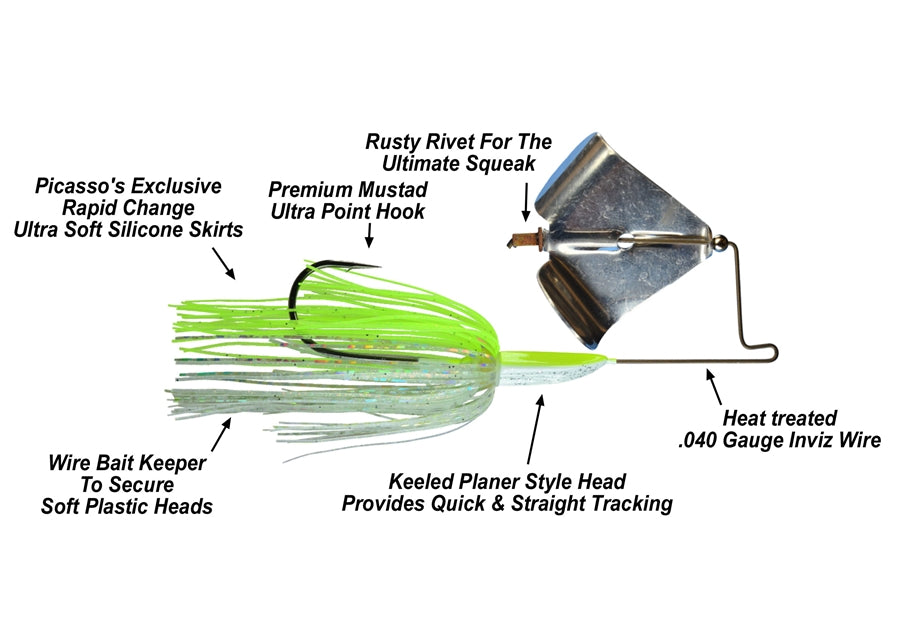 Picasso Lures Rusty Squeaker Buzzbait
