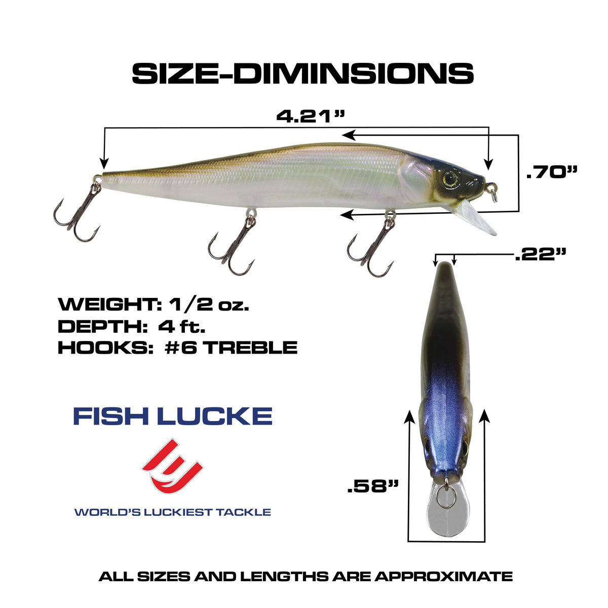 Luck E Strike STX Jerkbait