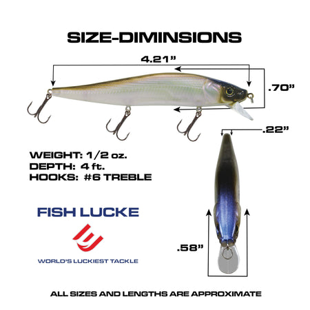 Luck E Strike STX Jerkbait