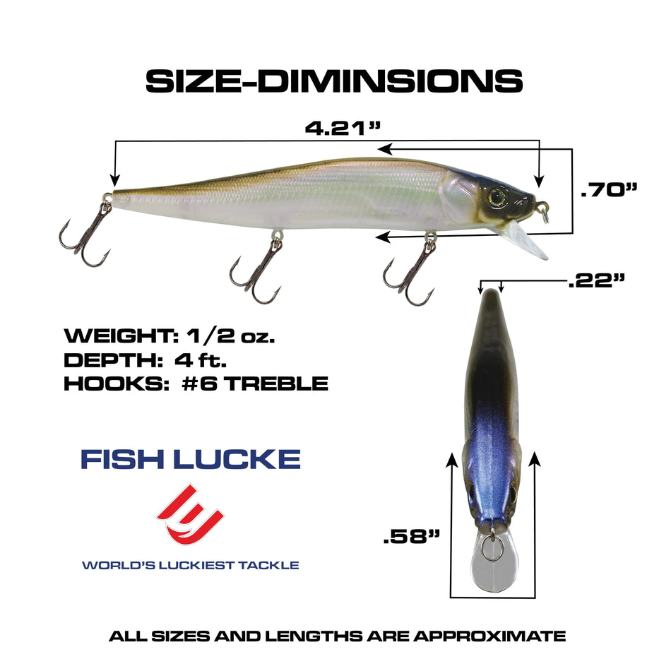Luck E Strike STX Jerkbait