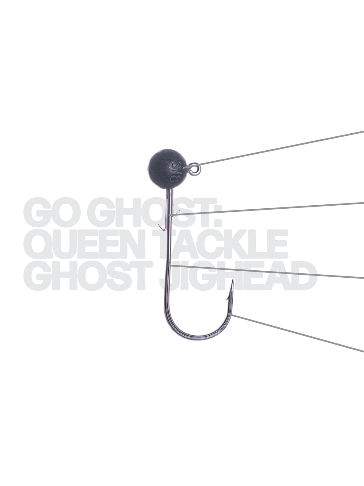 Queen Tackle Ghost Finesse Jig Head
