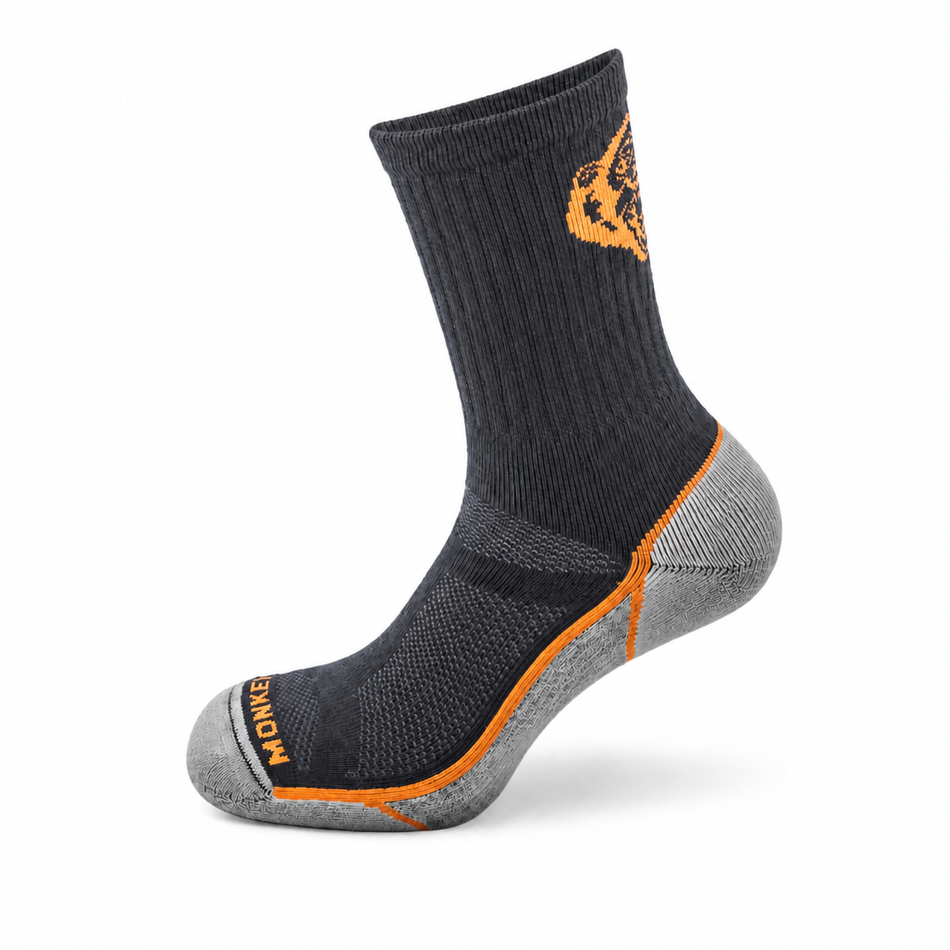 Fish Monkey Back Country Medium Weight Boot-Crew Merino Wool Socks
