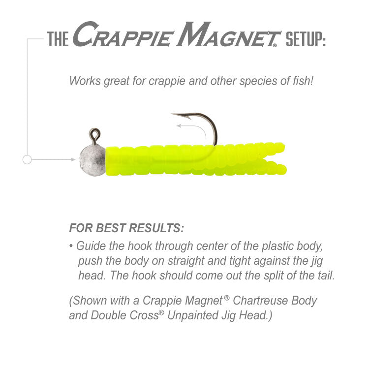 Leland's Lures Crappie Magnet 15-Piece Body Pack