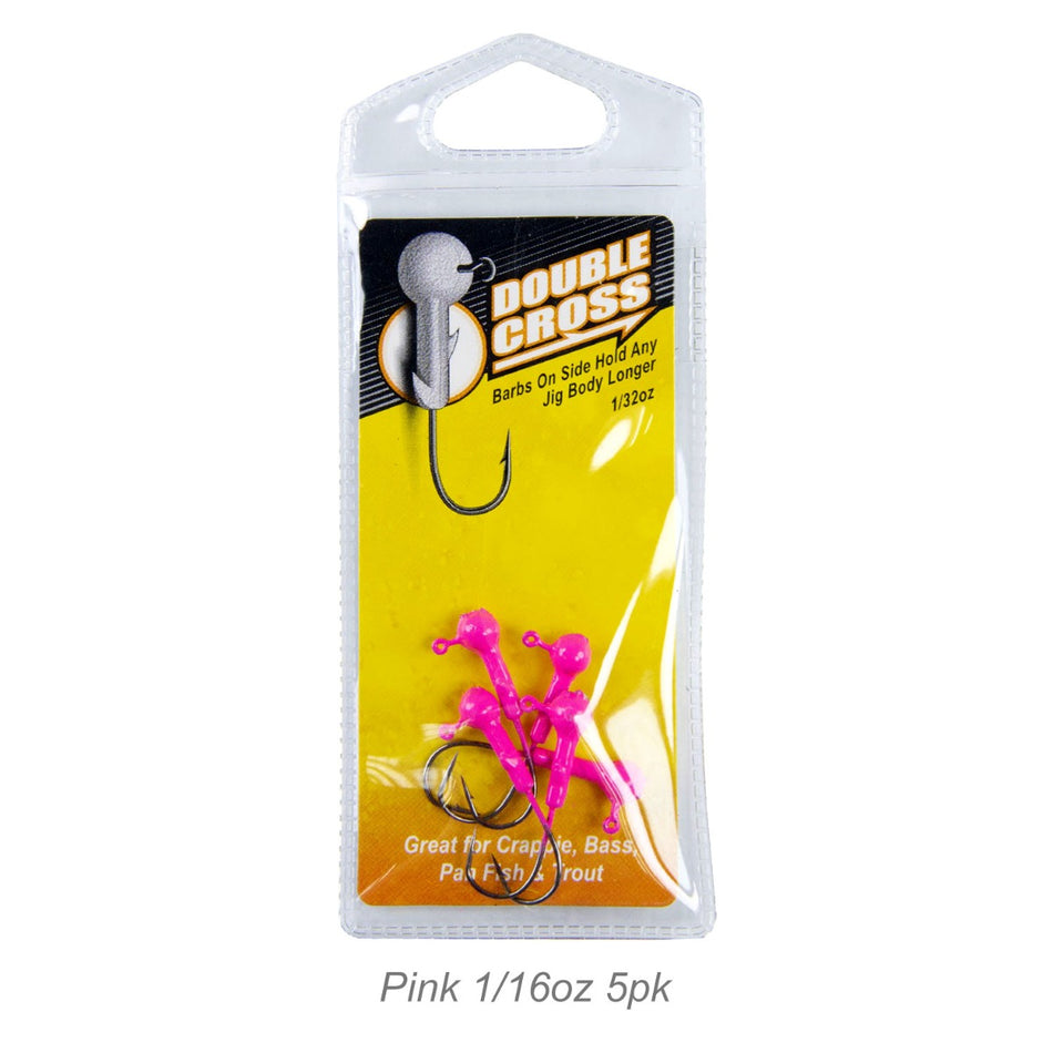 Leland's Lures Double Cross Jig Head 5-Pack