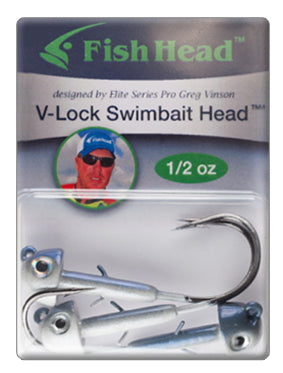 Fish Head V-Lock Swimbait Head