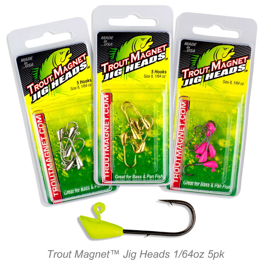 Leland's Lures Trout Magnet Jig Heads 1/64 oz 5-Pack